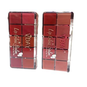 پالت رژلب جامد 10 رنگی ویدای-VIDAY