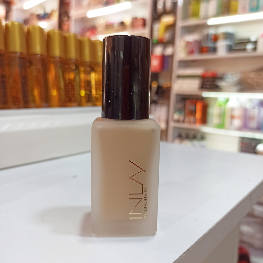 کرم پودر مات کننده با پوشانندگی بالا-مدل این لی INLAY مناسب پوست چرب SPF40