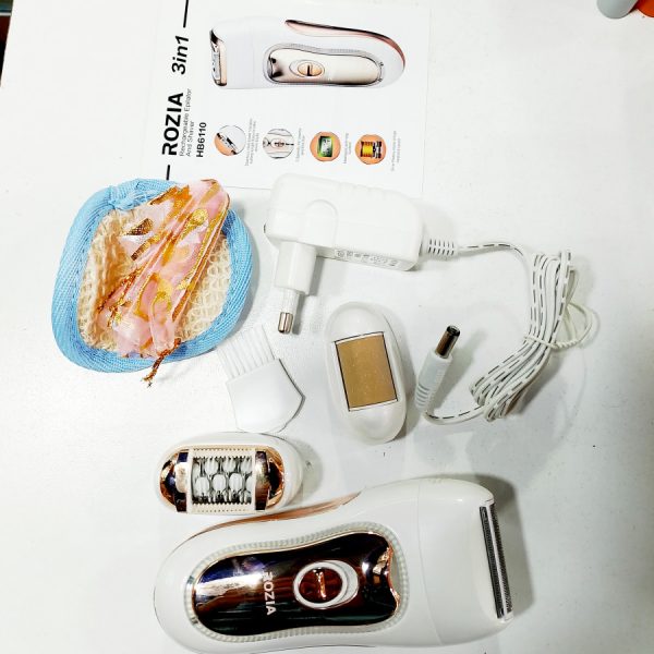 اپیلاتور 3 کاره حرفه ای روزیا-مدل HB6110