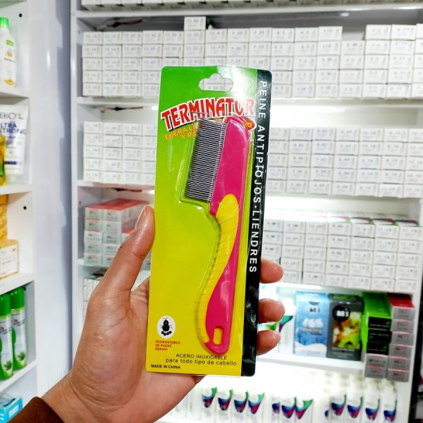 شانه ضد شپش تمام استیل ترمیناتور-TERMINATOR